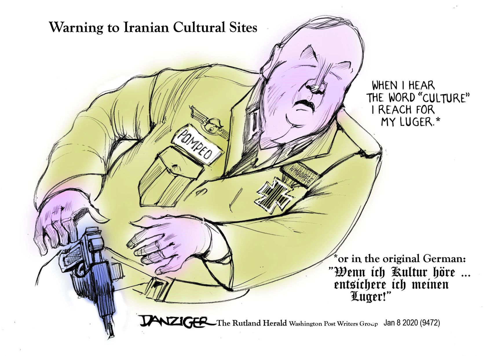 Jeff Danziger cartoon